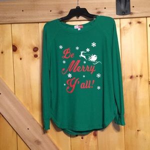 MerryWear Be Merry Y’all Christmas Shirt